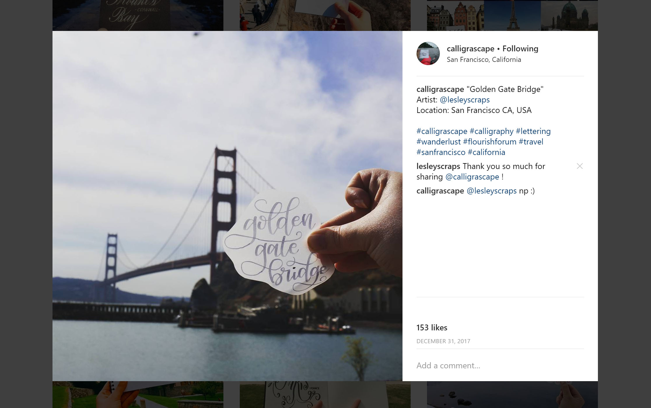 Featured on Calligrascape