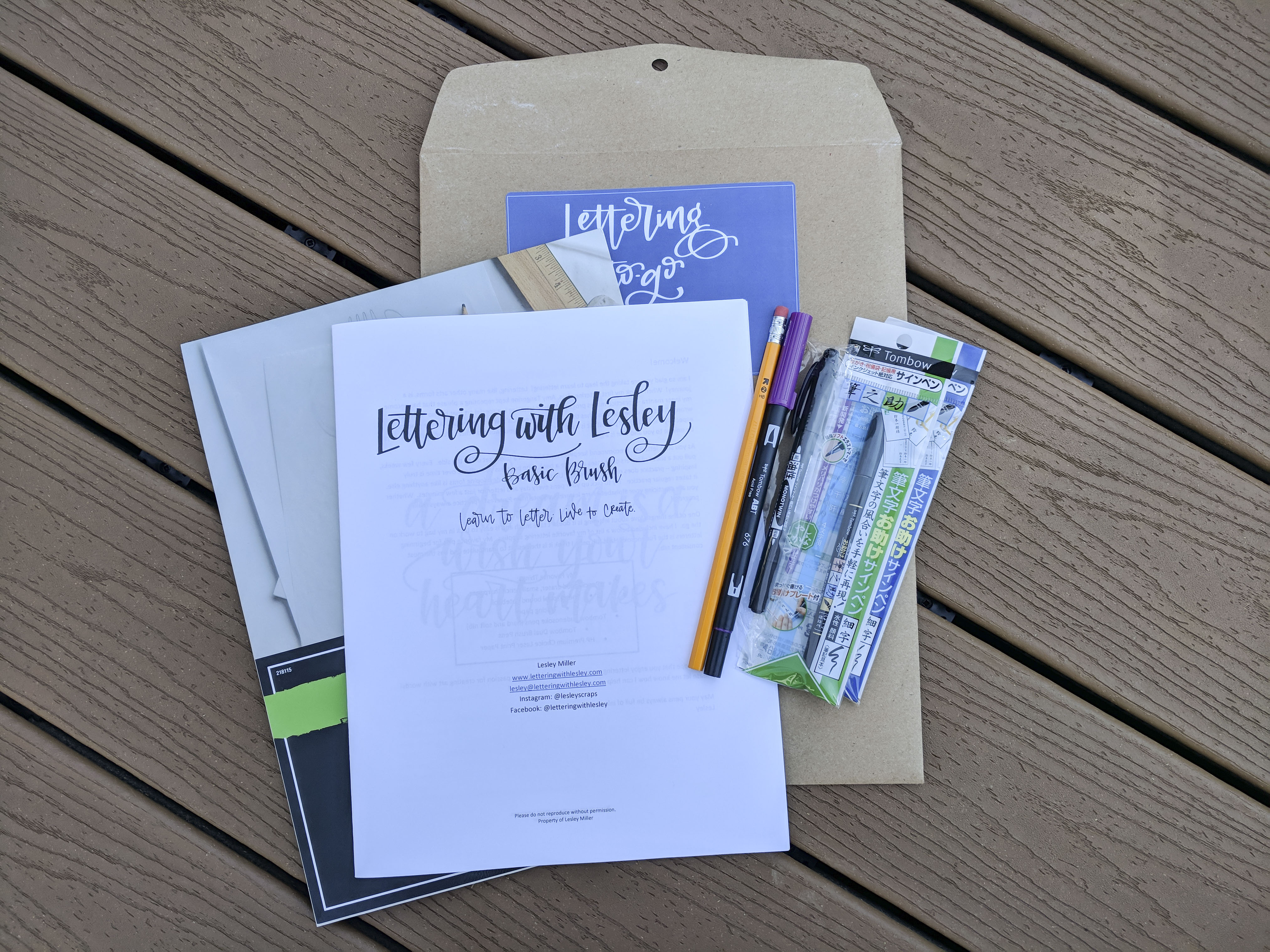 Beginner Hand Lettering Kit