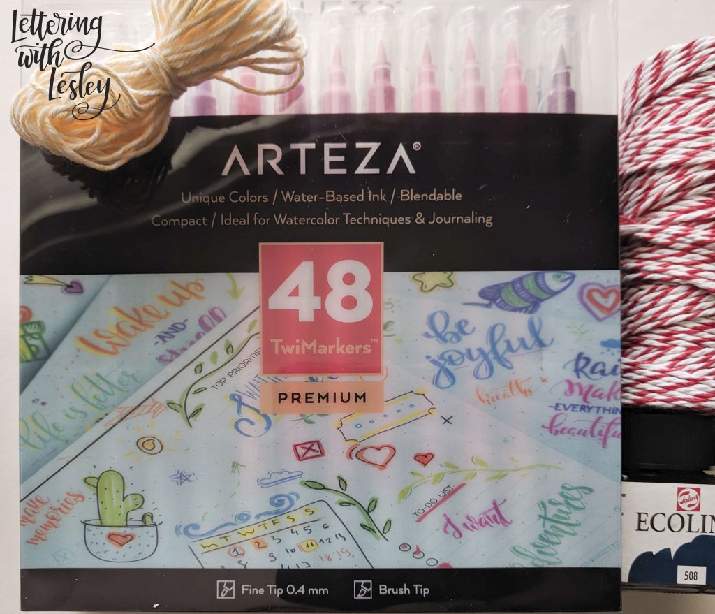 Arteza TwiMarkers Review - Lettering with Lesley
