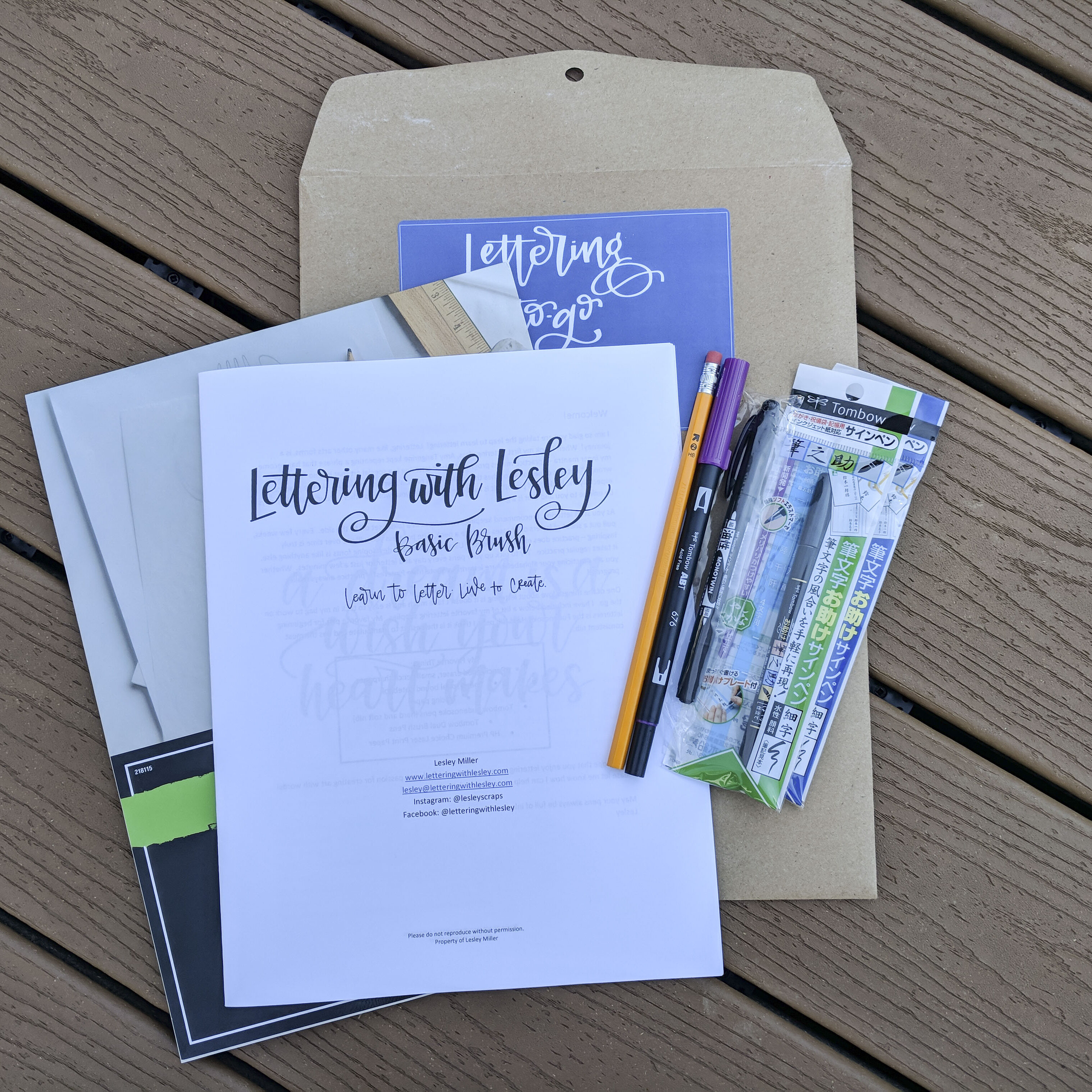 Hand Lettering Kit Complete
