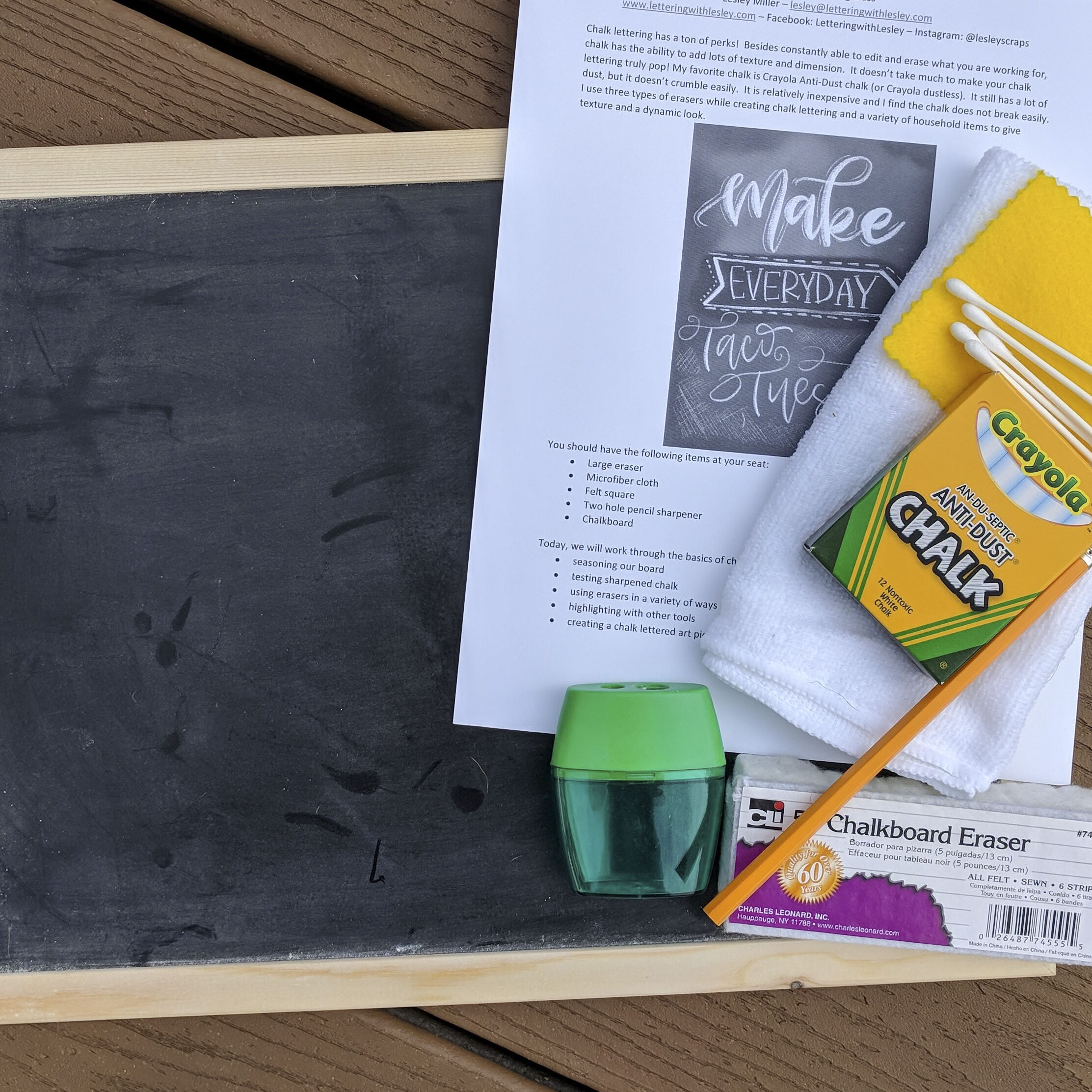 Complete Chalk Lettering Kit
